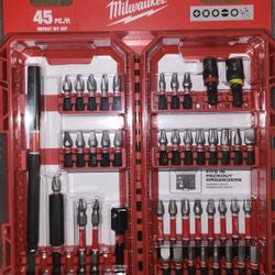 Milwaukee Shockwave 45pc Impact Driver Bit Set 