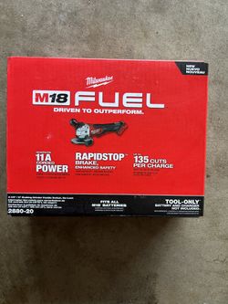 Milwaukee M18 FUEL 18V Lithium-Ion Brushless Cordless 4-1/2 in./5 in. Grinder w/Paddle Switch (Tool-Only