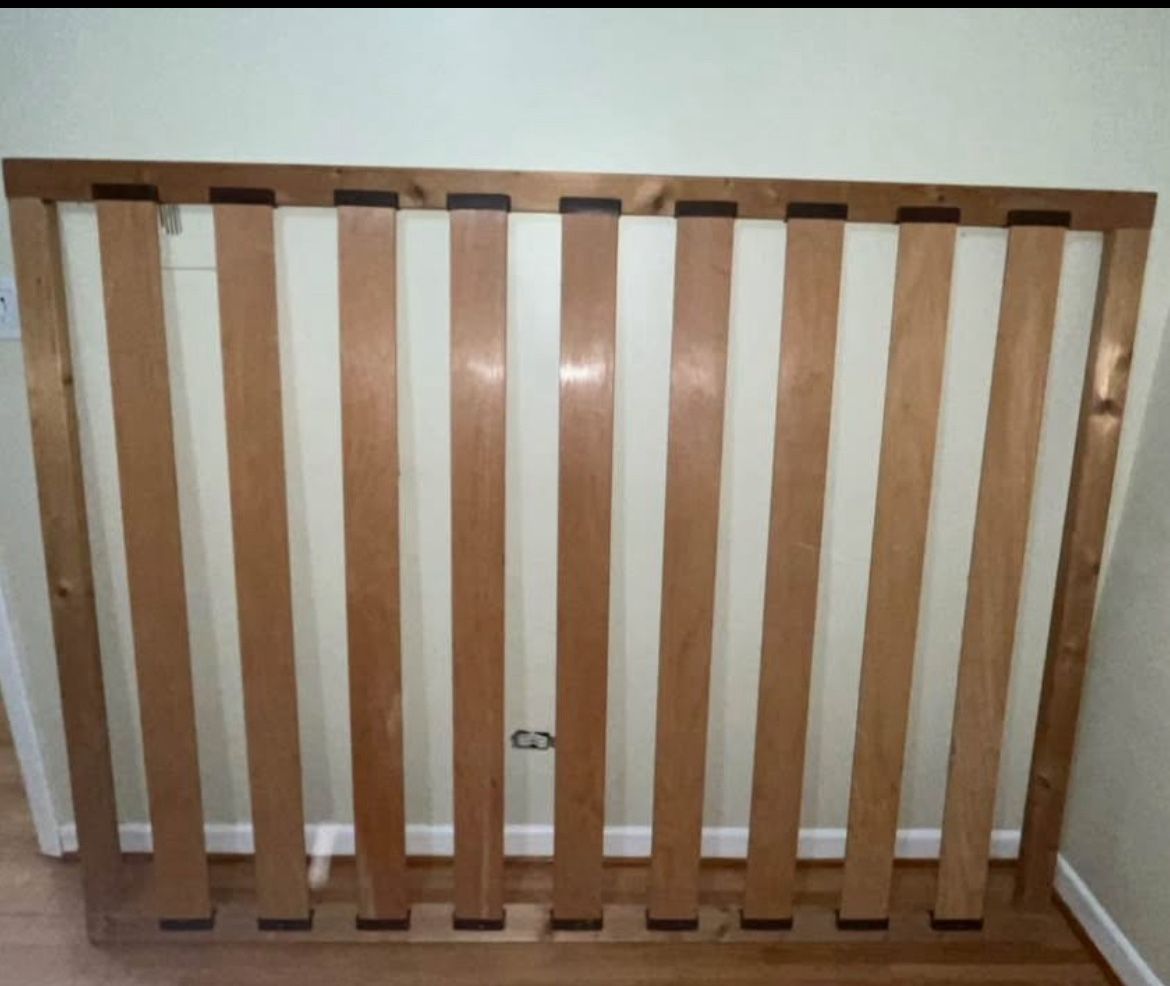 Golden Brown Wooden Bed frame