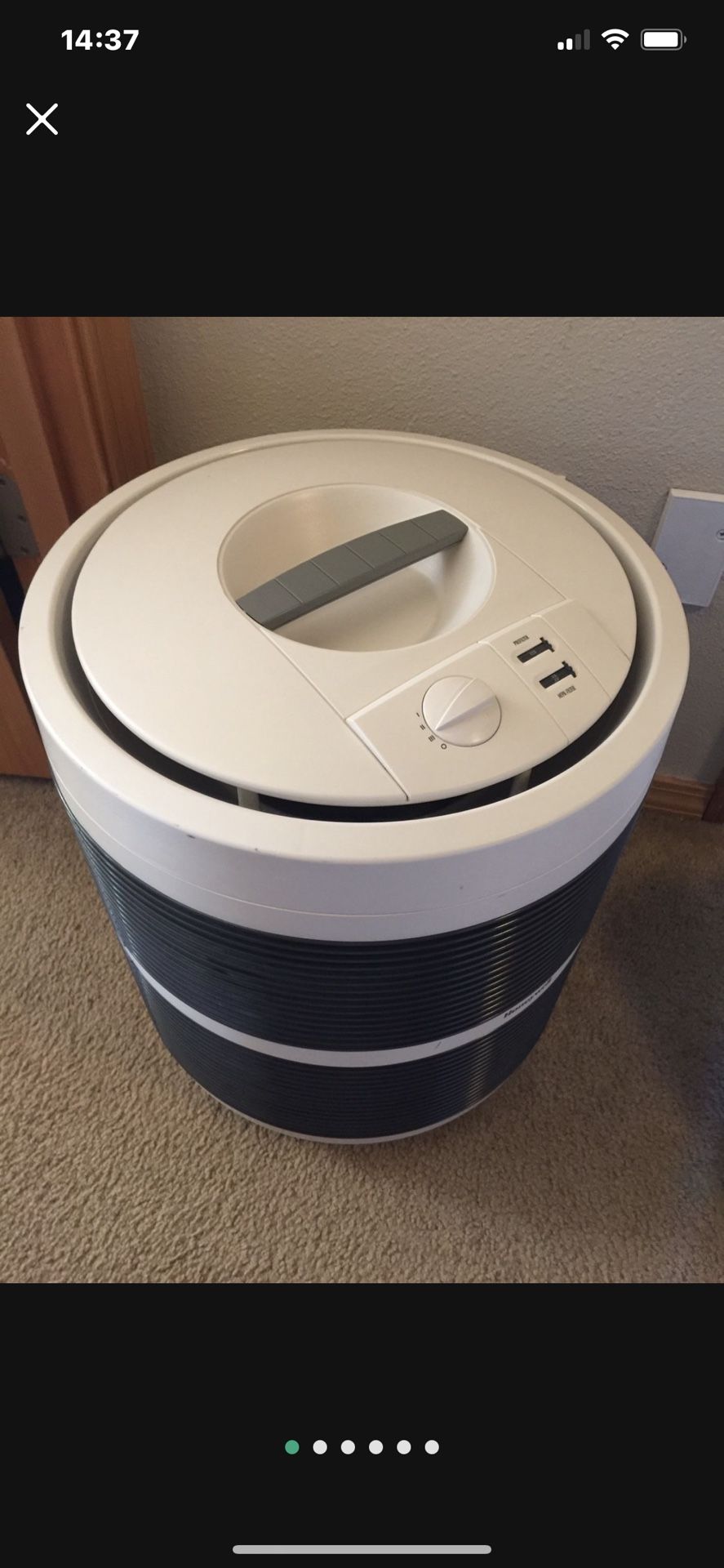 honeywell hepa air purifier Model: 53001