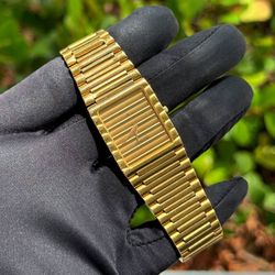 1987 Concord CC Centurion Quartz 18k Yellow Gold Bracelet Champagne Dial 5081618A7 watch box booklets papers warranty card