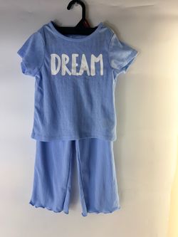 Kids Blue 'Dream' Pajama Set