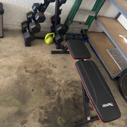 Work Bench And Dumbbell 