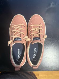 Sperry Crest Hemp Rose Women's Size 8
