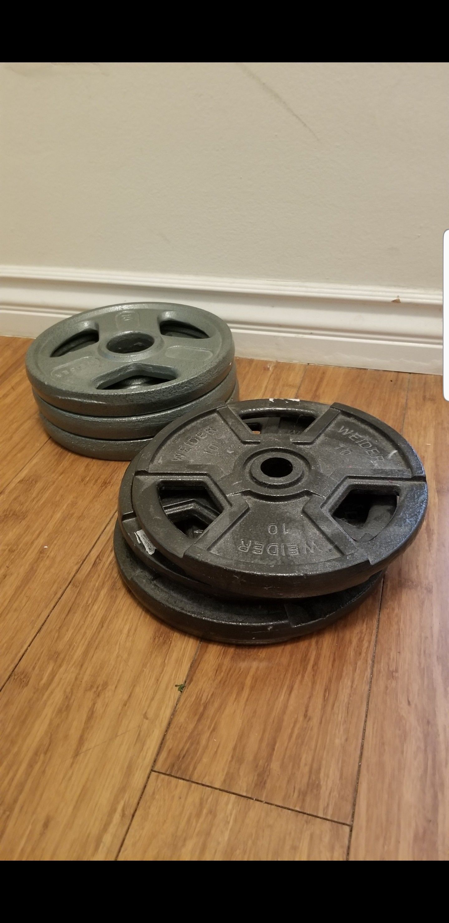 10 lbs weider weight plates