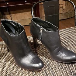 Michael Kors all leather black ankle boot