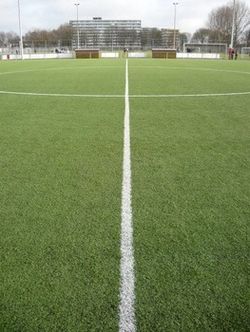 Soccer Field Synthetic Turf installation
