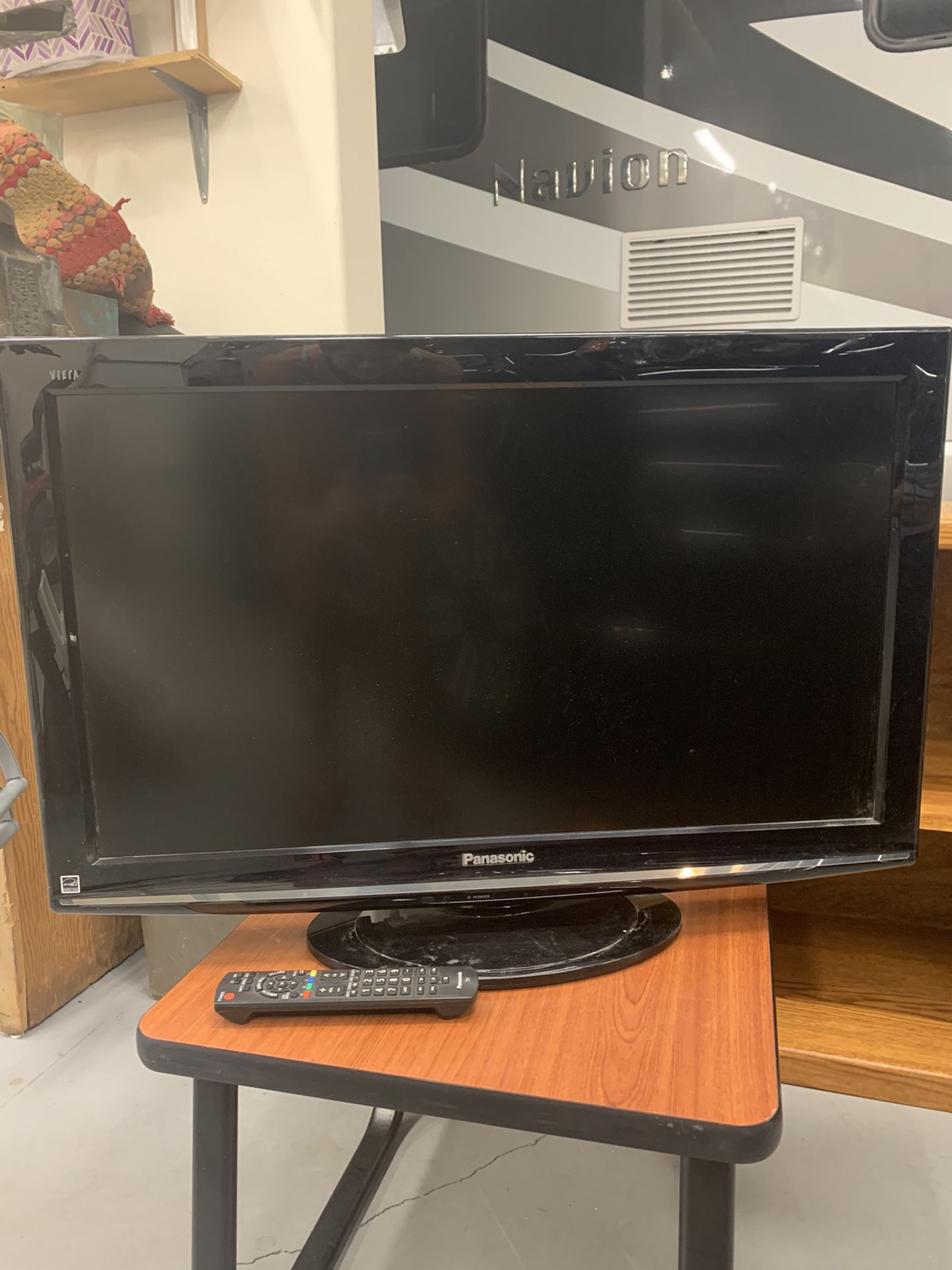 23” Panasonic TV with Remote and Stand