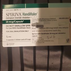 Spiriva (Tiotropium Bromide Inhalation Powder)