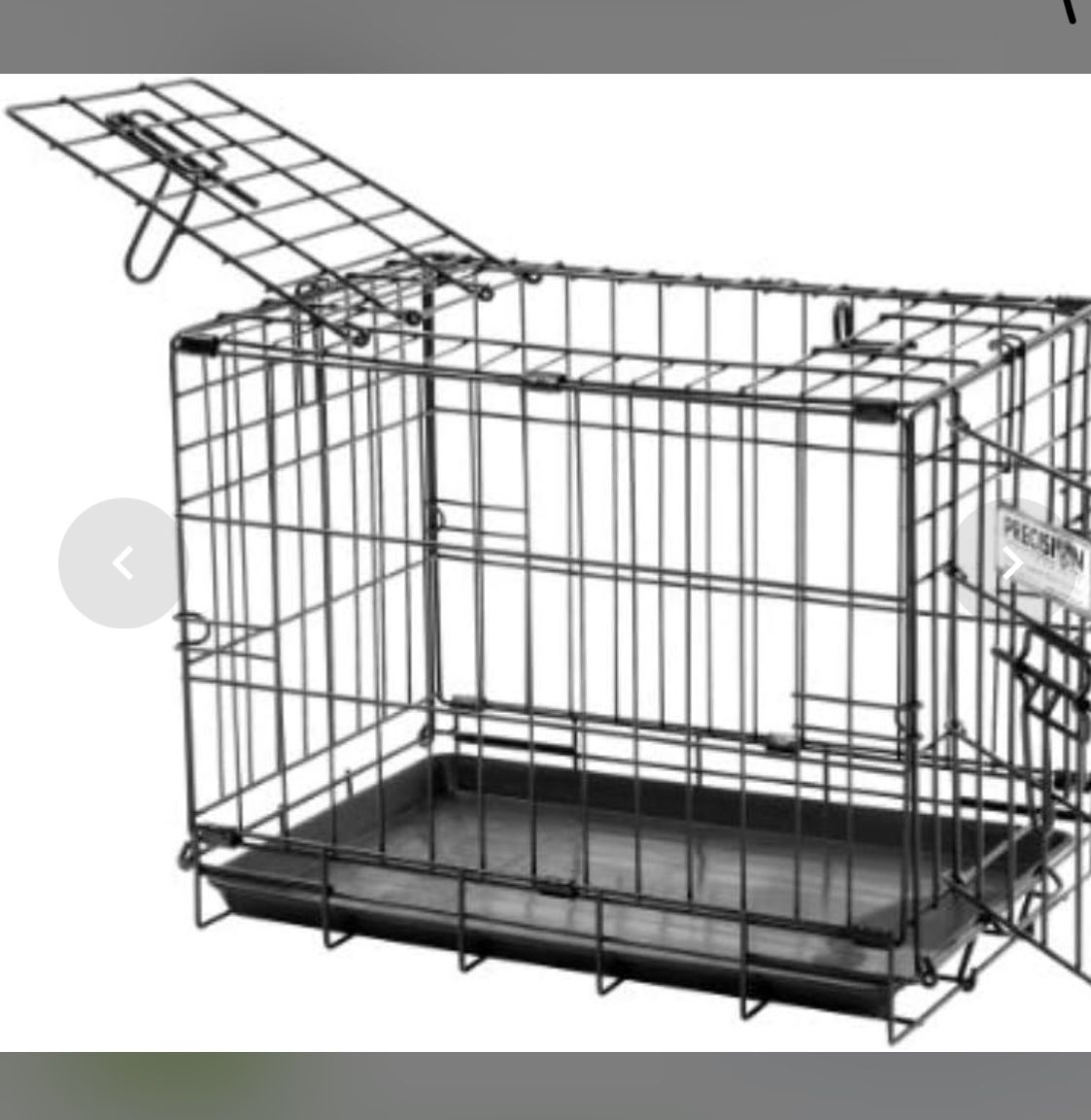 Dog Crate 1000, 19-Inch-By-12-Inch-By-14-Inch, 2-Door