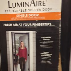 NEW Andersen Luminaire Retractable Screen Door – Single Door, 36 in