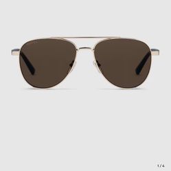 GUCCI~ Aviator frame sunglasses 