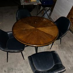 Table And 4 Chairs 