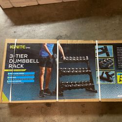 3 Tier Dumbbell Rack Ignite By Spri