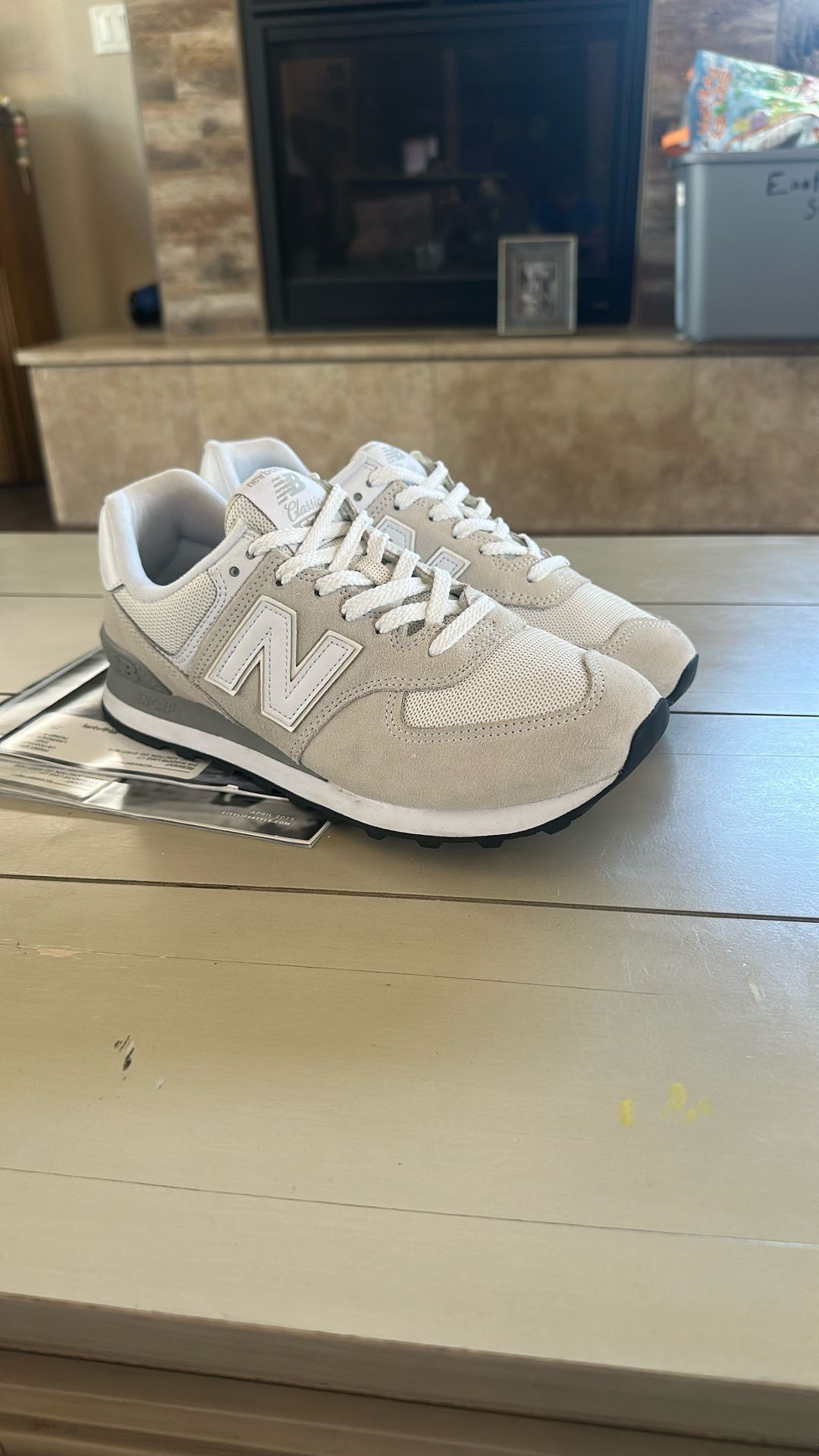 Like new New Balance 574, Women's Size 10, Men's Size 8