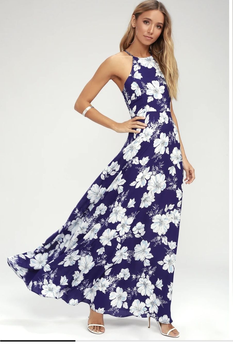 Maxi Dress floral print Lulus