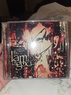 Autographed cd lamb of God see all pics