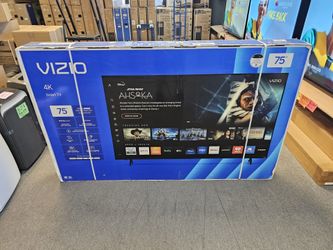 VIZO 75 INCH UHD TV'S IN STOCK MANY AVAILABLE W/WARRANTY - PAYMENT PLANS