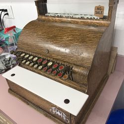🔥 ANTIQUE NCR CASH REGISTER – 1910s 🔥  Original vintage National cash register  (NCR)