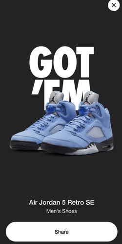 UNC Air Jordan 5