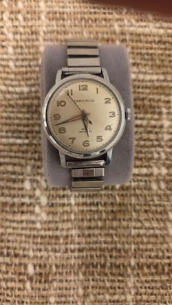 Vintage 1970s Caravelle Swiss Made Mechanical Wind Watch