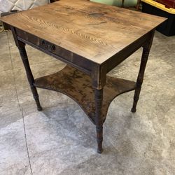Antique Stained Oak Table
