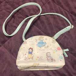 Disney Animators Collection Belle and Princesses Reversible Crossbody Purse