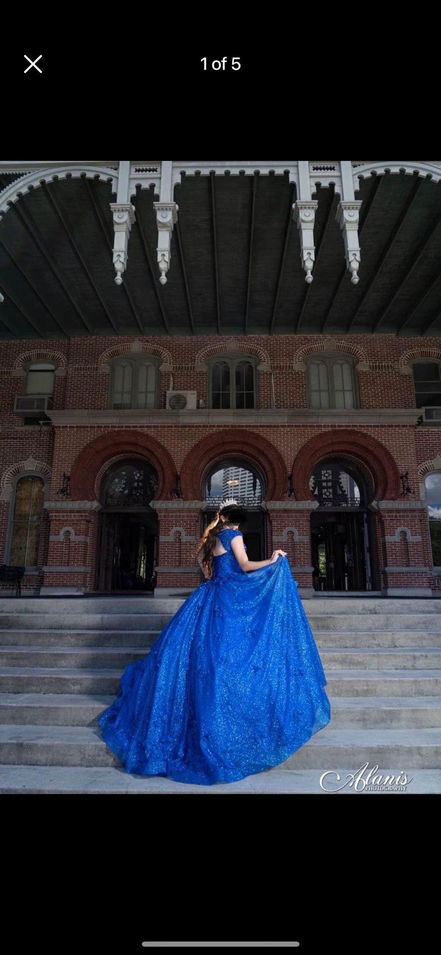 Royal Blue Dress 