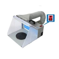 Airbrush paint booth with led light - Portable paint booth