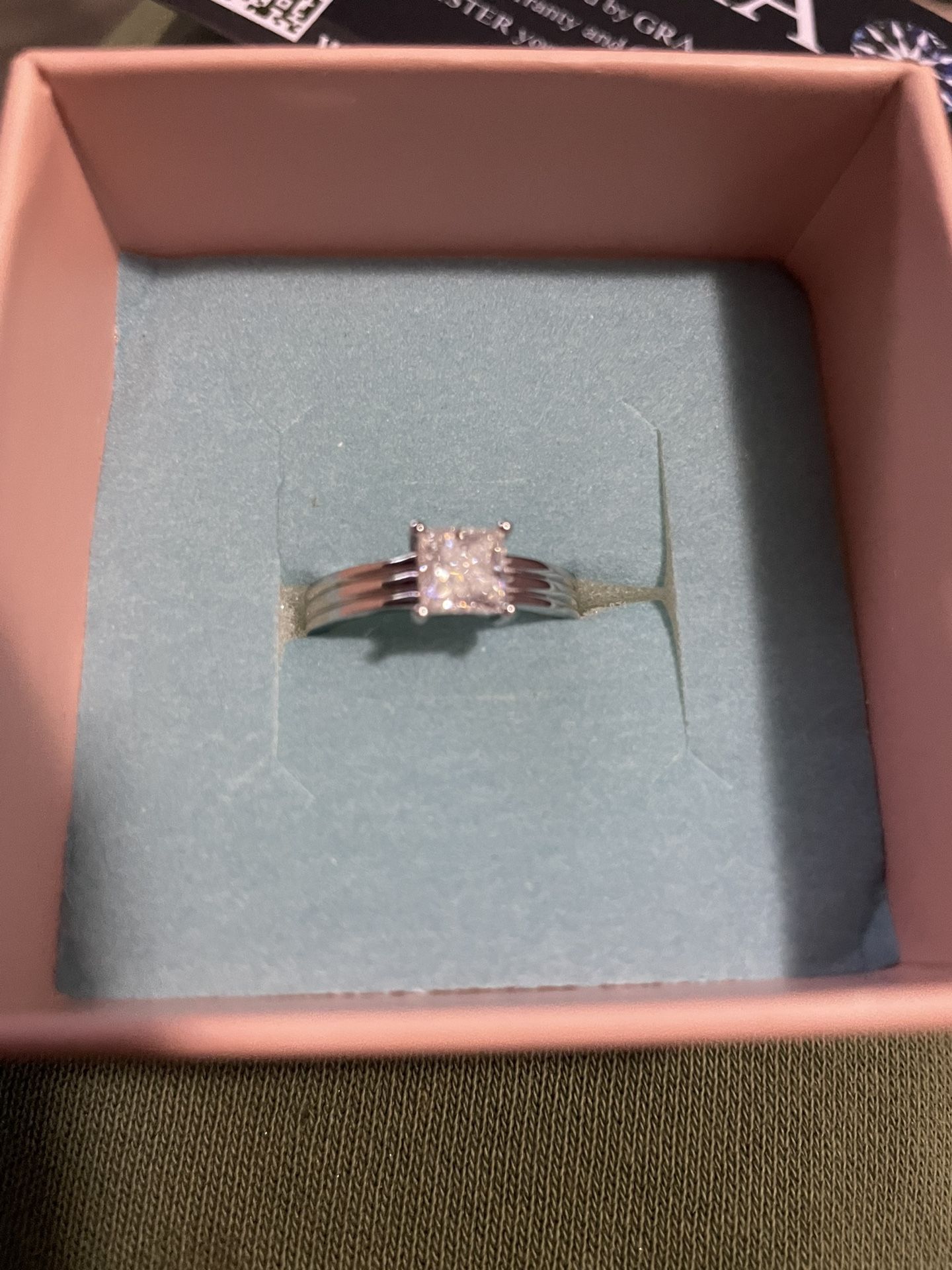 Moissanite Ring S925