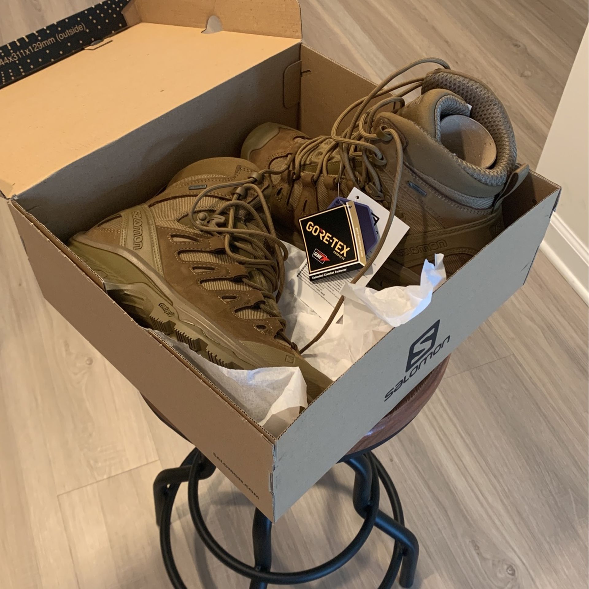 Salomon Quest 4D GTX Forces 2 Size 9 (Coyote Brown)
