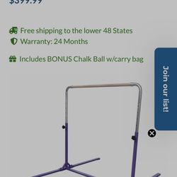 Gymnastics Bar/Low Bar/Kip Bar