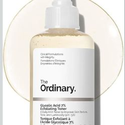 The Ordinary Glycolic Acid 7% Exfoliating Toner, Brightening and Smoothing Daily Toner for More Even-Looking Skin Tone