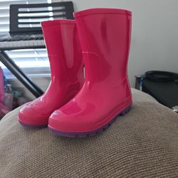 Little Girls Size 7/8 Rain Boots