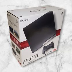 Sony PS3 Slim Black Console CIB