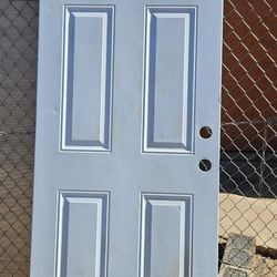 Steel Exterior Door | Left Inswing | ~79" x ~31.5"