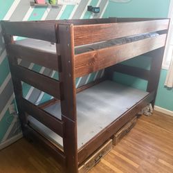 Wooden Bunk Bed (Needs To Go ASAP)