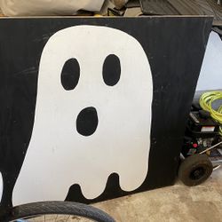 Painted Wood Ghost Board