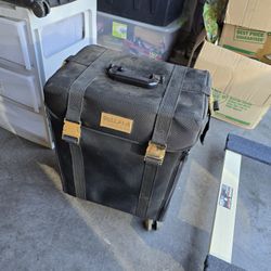 Bellami Professional Rolling case Makeup/Hair stylist with Drawers Travel Trolley