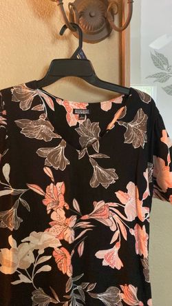 Abigail Floral Print Short Sleeve Top
