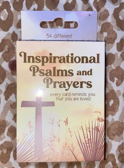Inspirational Psalms and Prayers Card Set