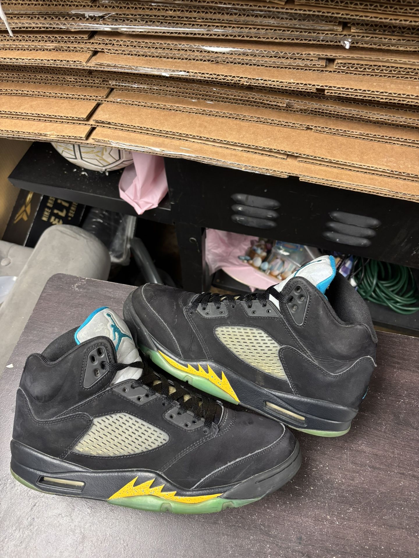 Aid Jordan 5 Aqua