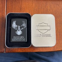 Harley Davidson Zippo Lighter, 2004 Eagle Bar and Shield