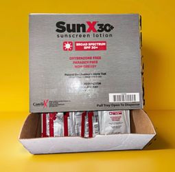 SunX SPF30 Box 50count Personal Packs