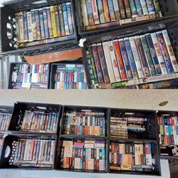 315 VHS movies $1 each
