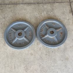 Pair of 45# Olympic Weights