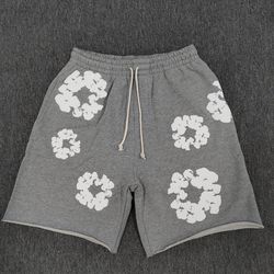 Denim Tear Grey Shorts