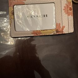 Mini Skinny Id Case With Floral Print