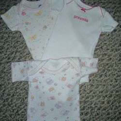 Newborn Onsies And Top