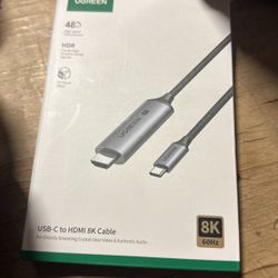 USB-C To HDMI 8K Cable 6.6FT